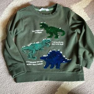 H&M flip dinosaur sweatshirt
